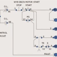 Star Delta Control Circuit Diagram With Timer